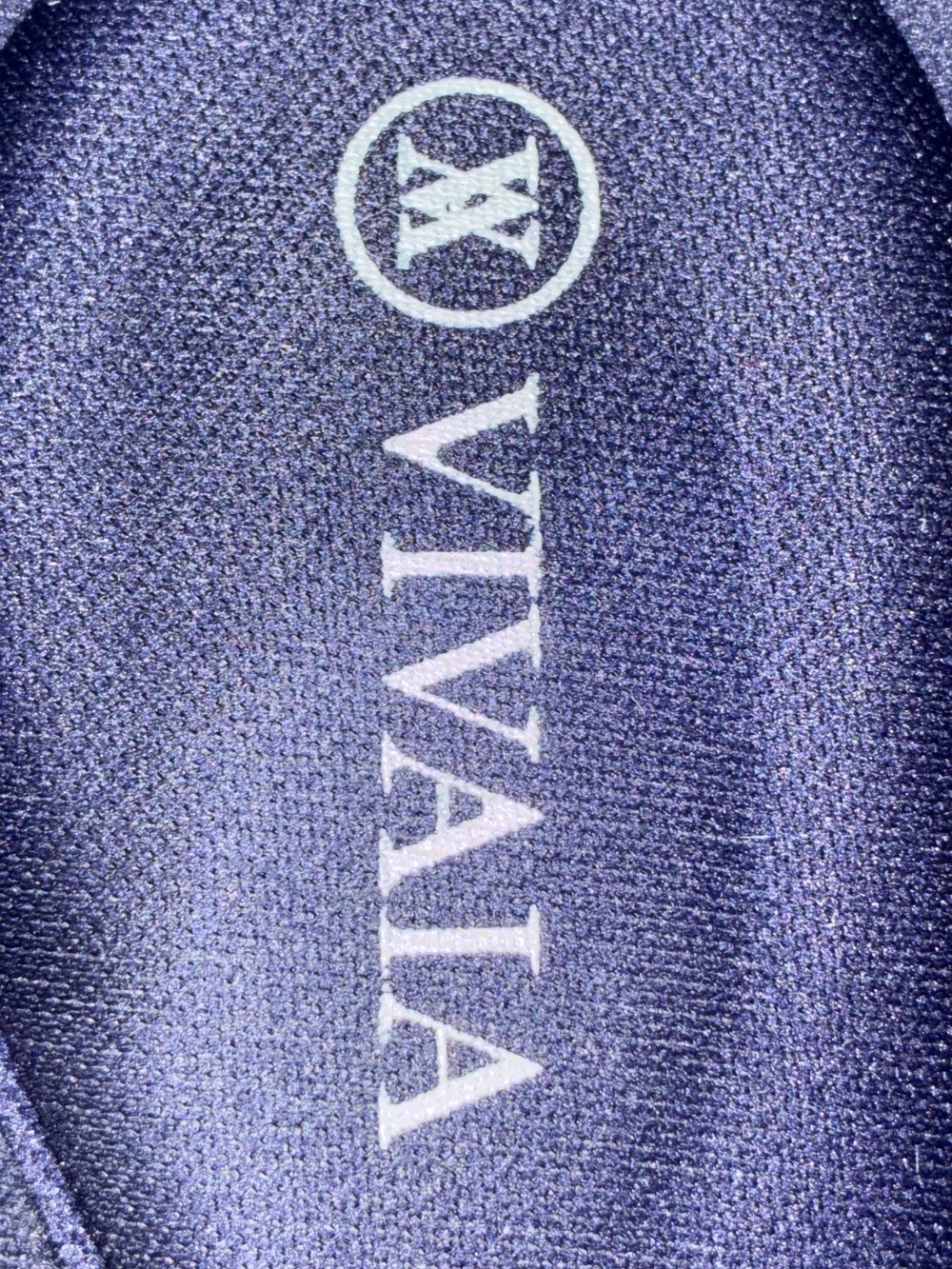 Vivaia Womens 39.5 / 8.5 Caitlin Square Toe Knot Loafers Navy Slip On Flats - Picture 3 of 7